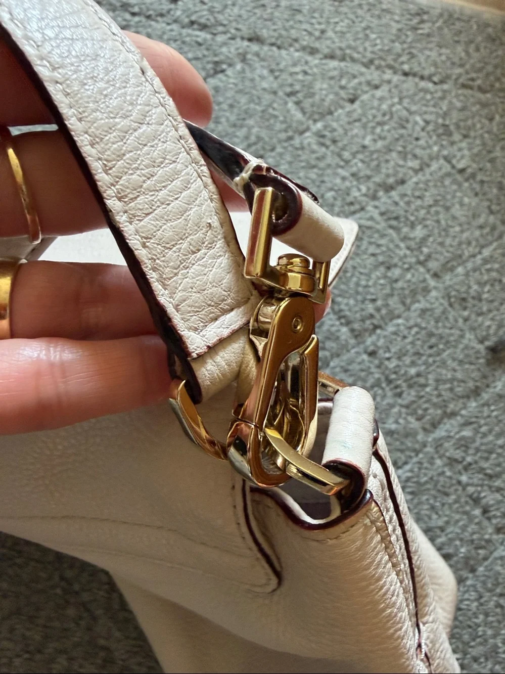 Kate Spade Soft Pink Leather Shoulder/Crossbody Bag